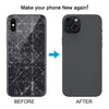 iPhone XS Back Cover, iP15 Pro Look, Blue