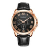 OCHSTIN 6059B Augustine Celebrity Series Multifunctional Quartz Waterproof Men Watch(Rose Gold+Black)