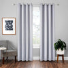 High-precision Curtain Shade Cloth Insulation Solid Curtain, Size:52x84132x213(White Gold)