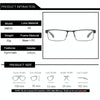 Simple Matel Frame Reading Glasses Hyperopia Eyeglasses +1.00D(Matte Black)