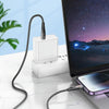 hoco U133 8 Pin to USB-A Braided Fast Charging Data Cable, Length:1.2m(Grey)