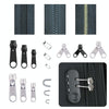 84pcs Zinc Alloy Painted Nylon Zipper Puller Set For Clothing Tent Install