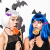1pair Halloween Bat Hairpin Children Costume Headdress(Green)