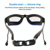 YJ003 Electroplating HD Anti-fog Swimming Glasses Waterproof Diving Equipment for Man and Women(Blue)