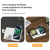 C30 15W 3 in 1 Magnetic Wireless Charger with Night Light(Black)