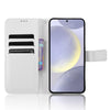 For Samsung Galaxy S24 FE 5G Diamond Texture Leather Phone Case(White)