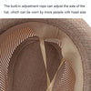 Summer Jazz Hat Mesh Breathable Sunscreen Hat, Size: Large 59-60cm(Dark Khaki)