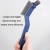 3 In 1 Multipurpose Bathroom Tile Floor Crevice Cleaning Brush Window Groove Wall Corner Brush(White)