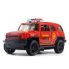 1:36 Off-road Police Car Ambulance Model Boy Car Toy With Sound and Light(Red)