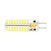 GY6.35 5W SMD2835 72LEDs Dimmable Silicone Corn Bulb for Chandelier Crystal Lamp Lighting Accessories,AC 12V(Cool White)