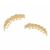 Hip-HopGold-Plated Micro-Inlaid Zircon 8 Gold Braces, Colour: Gold Suit