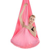 Indoor Anti-gravity Yoga Knot-free Aerial Yoga Hammock with Buckle / Extension Strap, Size: 400x280cm(Pink)