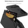 For Samsung Galaxy S25 5G GKK Flip Wallet Leather Phone Case(Carbon Fiber Texture)