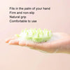 Silicone Hair Wash Brush Home Scalp Cleaning Shampoo Comb(Yellow)