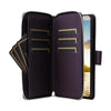 For Samsung Galaxy S23 FE 5G Nine-card Slots Zipper Wallet Bag Leather Phone Case(Dark Purple)