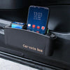 Car Door Coin Storage Box Trash Can(Black)