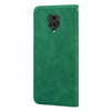 For Xiaomi Redmi Note 9S Frosted Business Magnetic Horizontal Flip PU Leather Case with Holder & Card Slot & Lanyard(Green)