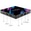 H96 Max-3318 4K Ultra HD Android TV Box with Remote Controller, Android 10.0, RK3318 Quad-Core 64bit Cortex-A53, 4GB+64GB, Support TF Card / USBx2 / AV / Ethernet, Plug Specification:UK Plug