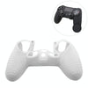 Non-slip Silicone Protective Case for Sony PS4(White)