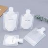 20pcs Travel Refillable Empty Squeeze Pouch Lotion Shampoo Squeezable Bags, Spec: 50ml
