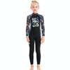 DIVE & SAIL Children Sun Protection Long Sleeve Quick Dry Diving Suit, Size: XXL(Girls Black)
