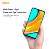 For Xiaomi Redmi Note 8 Pro 2 PCS ENKAY Hat-Prince 0.26mm 9H 6D Curved Full Screen Eye Protection Green Film Tempered Glass Protector