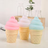3 PCS Cartoon Ice Cream Night Light Children Room LED Light(Pink)