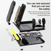 C27 15W 4 in 1 Foldable Magnetic Wireless Charger with Ambient Light (Black)