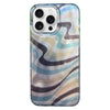 For iPhone 15 Pro Double Layer IMD Pattern TPU Phone Case(Contrast Stripes)