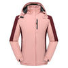 Women Winter Fleece Windproof Warm Jacket Outdoor Waterproof Breathable Mountaineering Clothing, Size: XXXL(Pink)