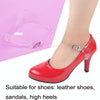1 Pair Transparent Multi-Function Triangle Invisible Anti-Heel Shoelaces(Transparent)
