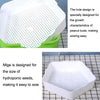 3 PCS Bean Sprout Germination Pot Soilless Culture Hydroponic Vegetable Seedling Tray(Green)