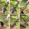 Gardening Tool 3 Tooth Grass Rake