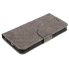 For Samsung Galaxy S25+ 5G / S24+ 5G Lace Flower Embossing Flip Leather Phone Case(Grey)