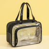 Waterproof Swimming Beach Bag Toiletries and Cosmetics Bag, Color: Black no Shoe Warehouse