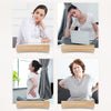 Multifunctional Mini Massage Pillow Neck and Shoulder Cervical Massager, Plug Type:UK Plug(Black)
