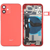 iPhone 12 Mini Red Battery Back Cover Assembly with Side Keys & Camera Lens