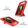 For Samsung Galaxy Tab A8 10.5 / X200 Handle EVA Shockproof Tablet Case with Holder(Red)