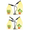 E27 Clip All-aluminum Housing Plant Growth Fill LightUS Plug, Specification:3 Head(Black)