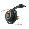 RV Brass Water Inlet Check Valve Yacht Accessories, Color: Black
