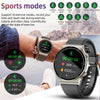 G08 1.3 inch TFT Screen Smart Watch, Support Medical-grade ECG Measurement/Women Menstrual Reminder, Style:TPU Strap(Silver)