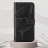 For Alcatel 1L 2021 Embossed Butterfly Leather Phone Case(Black)