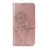 For Samsung Galaxy A26 5G Global Dandelion Embossed Pattern Flip Leather Phone Case(Rose Gold)
