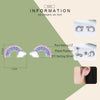 Rainbow S925 Sterling Silver Stud Earrings Diamonds Hypoallergenic Earrings