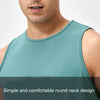 Summer Loose Breathable Fitness Quick-Drying Sleeveless Vest, Size: L(Graystone Green)