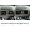 Car Carbon Fiber Central Air Outlet Decorative Sticker for Volvo XC90 2003-2014, Left and Right Drive Universal