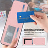 For Samsung Galaxy A32 5G CX01 Detachable Magsafe Magnetic Card Bag Phone Case(Pink)
