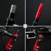 FMFXTR Mountain Bike Handlebar Aluminum Alloy Height Increaser, Increase Height:11.4cm(Black)
