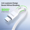 DUZZONA A10 PD20W 480Mbps Type-C to 8 Pin Fast Charging Cable, Length:1m(White)