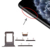 iPhone 11 Pro/Max SIM Tray & Side Key - Black
